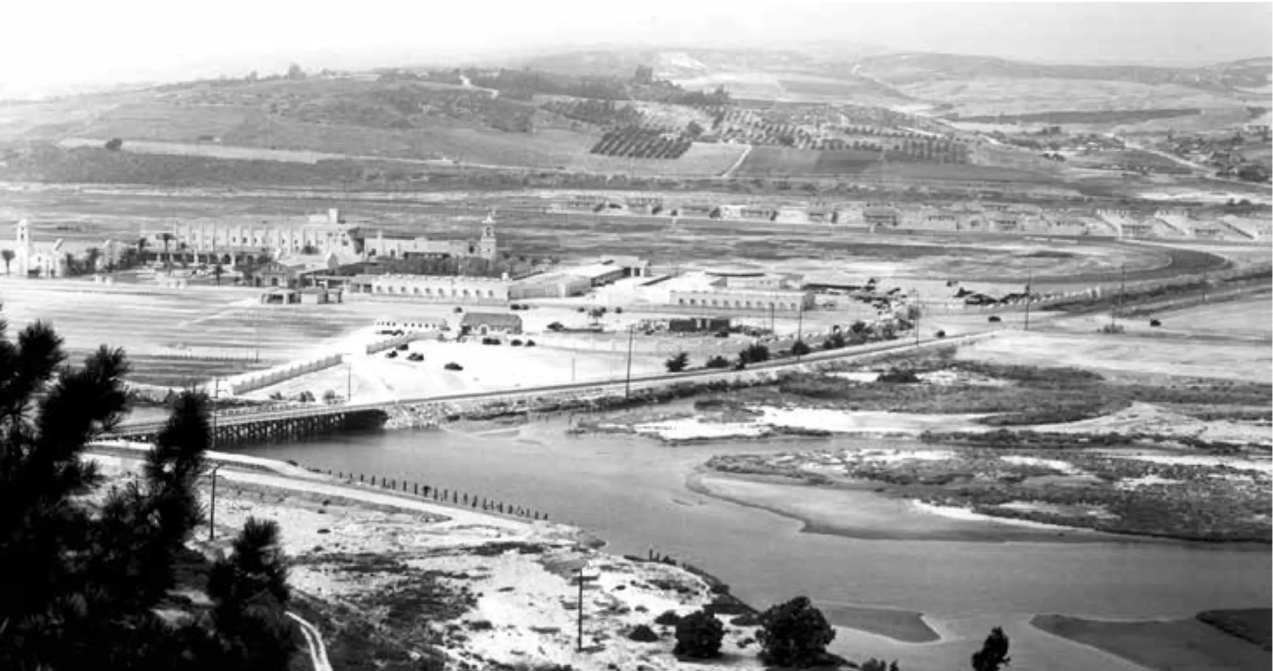 An old image of the Del Mar fairgrounds.